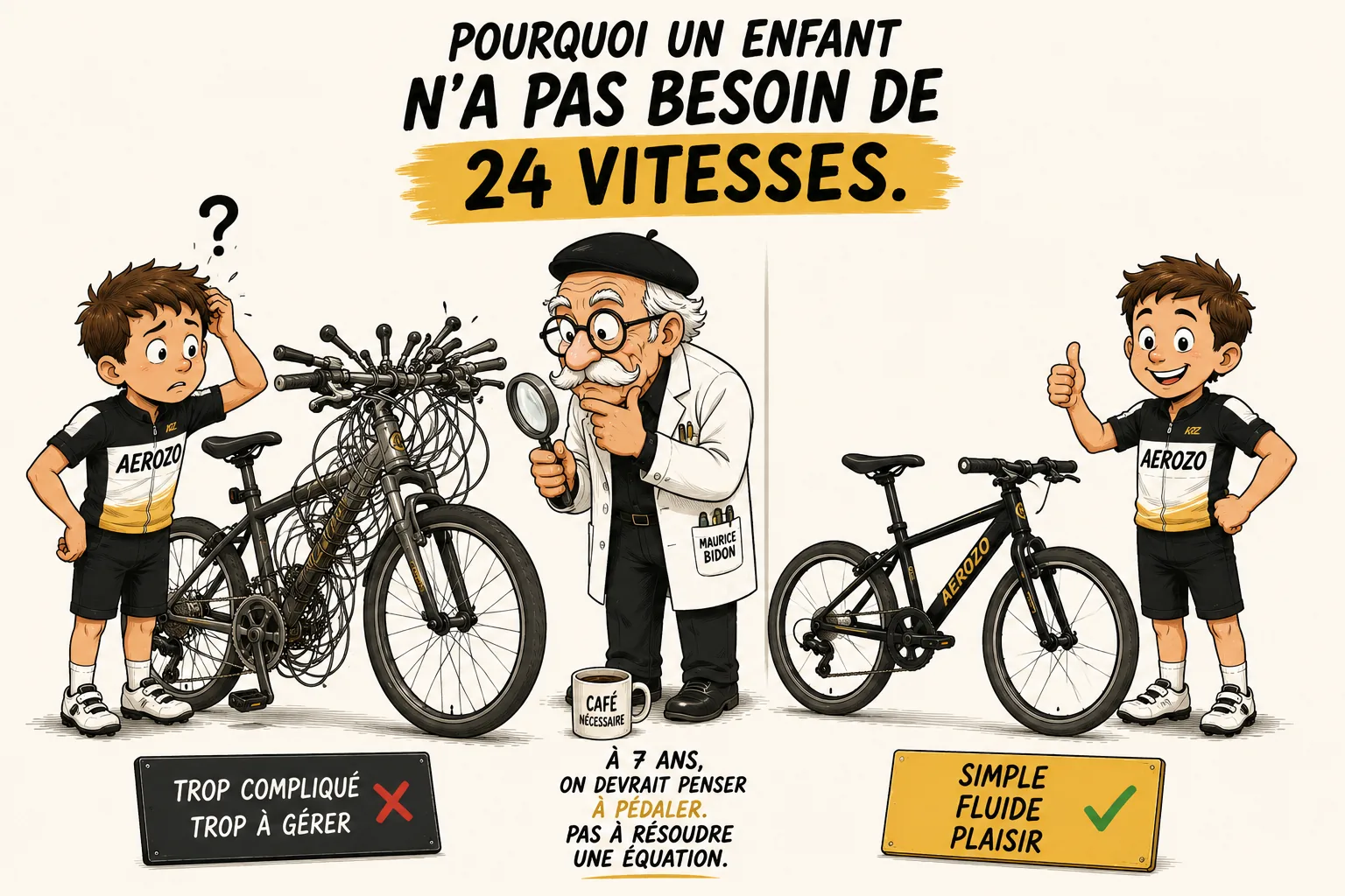 Article 09 : pourquoi un enfant n’a pas besoin de 24 vitesses